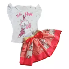 Conjunto De Falda/tutu Para Niña De Marie, Aristogatos - Rj