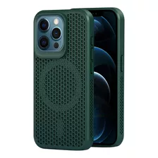 Funda De Disipación Verde Oscuro Para iPhone 12 Pro Max