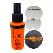 Kit Mega Hair Removedor K + Queratina Fita + Separador Mech