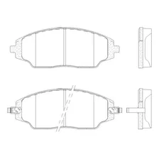 Pastilha De Freio Dianteira Chevrolet Sonic Lt 1.6 16v 2014