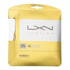 Luxilon 4g Áspero Tenis De Cuerdas, Oro, 16l Gauge / 1,25 Mm