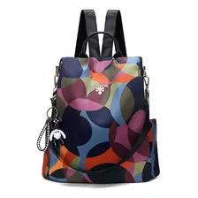 Ljfg Mochila Mujer Oxford Multifuction Bagpack Casual Antirr