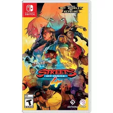 Streets Of Rage 4 + Chaveiro + Art Booklet - Switch