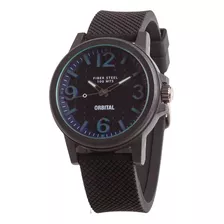 Reloj Orbital Caucho Caballero Gc405204sil 10atm Cyber 