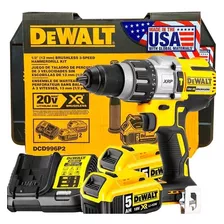 Taladro Percutor Atornillador Inalámbrico De 13mm Dewalt Dcd996p2 20v + Accesorio