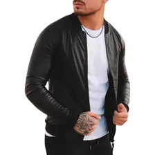 Campera Bomber Engomada Hombre