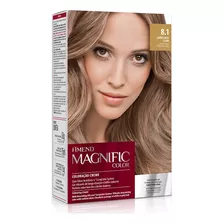 Kit Tintura Amend Magnific Color Kit Coloração Creme Tom 8.1 Loiro Cinza Claro