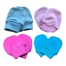 Kit 5 Pares Luvas Para Bebe R N Infantil 