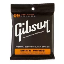 Cuerdas Gibson Para Guitarra Eléctrica Ultra Lights Cal 09/4