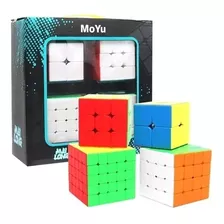 Cubos Mágicos Moyu 4 Piezas/juguetes Educativos