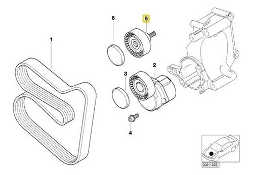 Polea De Reenvio Bmw 318i 1992-94 Z3 1998-2000 E36 \u0026 Foto 5