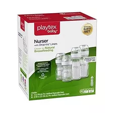 Juego De Regalo De Biberón Playtex Baby Nurser, Con Forros D