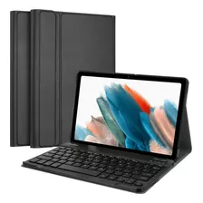 Funda Con Teclado Procase Para Galaxy Tab A8 Negra