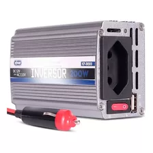 Inversor 12v 110v 127v 200w Usb 60hz Tensão Conversor Automo