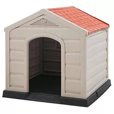 Casa Para Perro Rimax Razas Grandes Y Medianos Color Crema