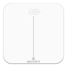 Báscula Inteligente Inevifit Con Bluetooth Precisa - Blanco