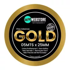 Fita Adesiva - Gold + 5 Mts 2,5cm - Prótese Capilar Perucas