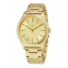 Relógio Dourado Armani Exchange Ax2321 Original Importado