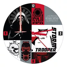 Reloj De Pared De 13,5 Pulgadas De Star Wars: El Despertar D