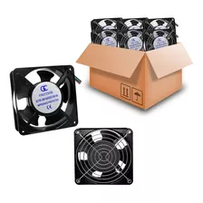 12pcs Ventilador Cooler Com Grade Metalica 120x120x38 Bivolt