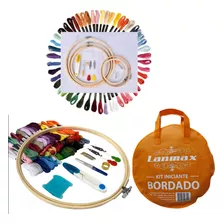 Kit Bastidores Completo Para Iniciantes Bordado Ponto Cruz