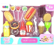 Conjunto Guloseimas Chef's Star / R2961 - Bbr Toys