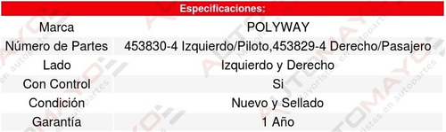 Kit 2 Espejos (de Calidad) Renault Oroch 18-19 Polyway Foto 3