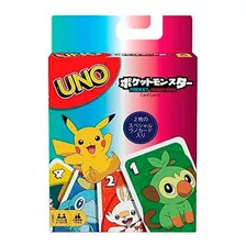 Uno Cartas Pokemon Juego De Mesa Original - Mattel 
