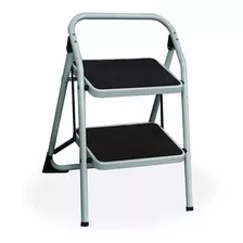 Escalera De Metal Plegable 2 Gradas De 68 Centimetros Kendo