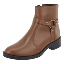 Bota Em Couro Feminina Cano Curto Lançamento Tellini Store