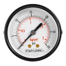 Manómetro P/compresor Carátula 2.5 30 Psi (aire, Gas)