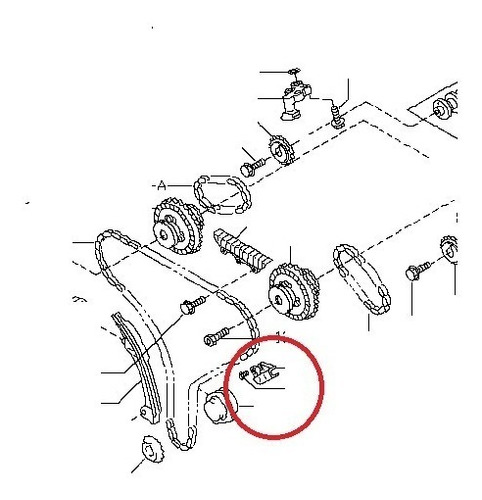 Guia Cadena Izq Nissan 4.0 Pathfinder Xterra Frontier   Foto 3