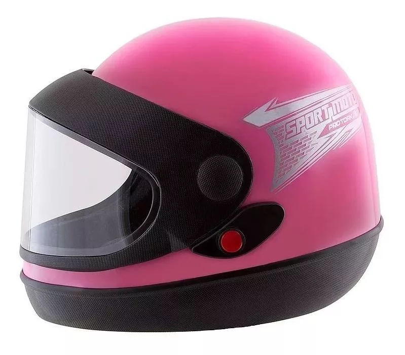 Capacete Para Moto  Integral Pro Tork Sport Moto  Sport Moto  Rosa Solid Tamanho 56 