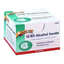 Alcohol Swab - Pañitos Para Desinfección B.d Caja X 100 Und