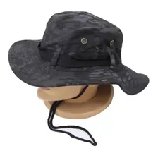 Chapéu Nautika Tático Boonie Preto Camuflado