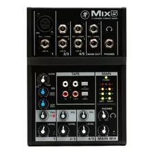 Mesa De Som Mackie Mix5 Phantom Power 48v 5 Canais 4.8v