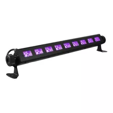 Luz Led Uv Negra Para Fiestas Fluor Ultravioleta Barra 9x3w