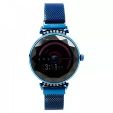 Reloj Inteligente Smartwatch Midi Fitness Para Celularazul