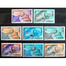 Congo, Espacio 100 Años Uit Sc. 534-41 Mint L5601