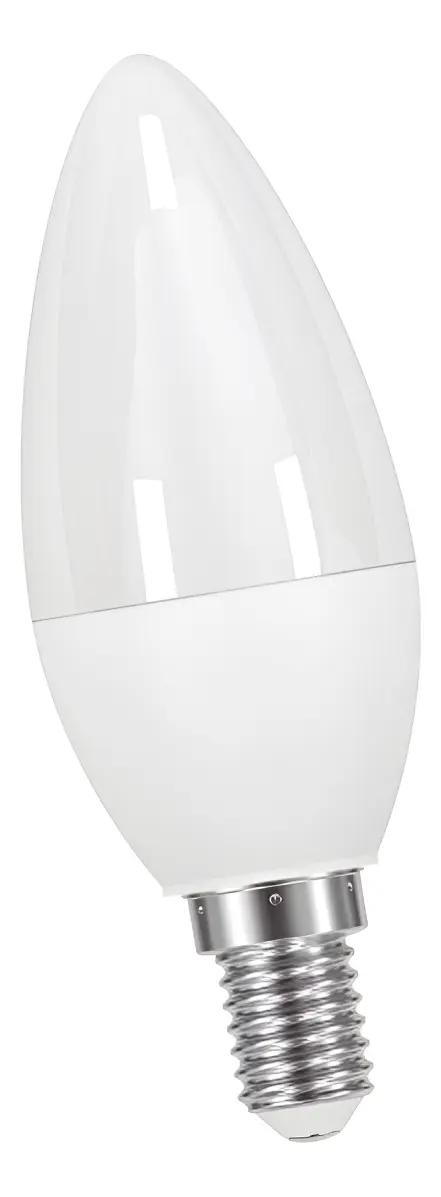 Lampara Led Vela E14 Mignon 7w Luz Fria Pack X 10u Interelec Luz Fria