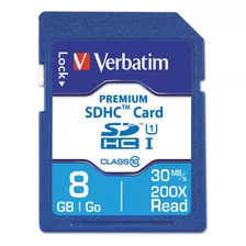 Verbatim Tarjeta De Memoria Sdhc De 8 Gb, Uhs-i V10 U1 Clas.