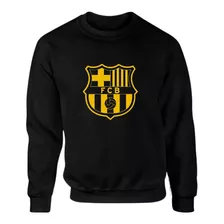 Sudadera Lisa F. C. Barcelona Logo Champions