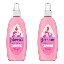 Pack Spray Para Peinar Johnson Baby Gotas De Brillo 200 Ml