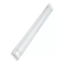 Luminária Tubular De Sobrepor Led Slim 18w Branco Frio 60cm