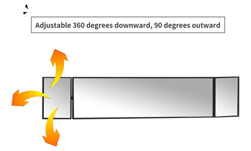 Espejo Retrovisor Universal Para Coche, Gran Angular, Curva Foto 7