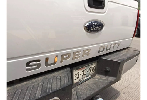 Letras Logotipo Tapa Batea Ford Super Duty 2008 - 2016 Foto 9