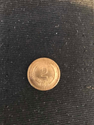 Moneda 2 Centésimos 1969 Chile