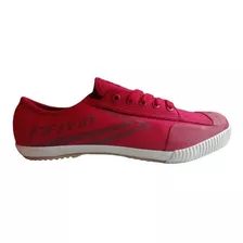 Tenis Originales Feiyue F10018m Red Oxblood Talla 28.1 Mx.