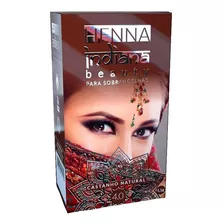Henna Sobrancelha Profissional Indiana Beauty 1,1g Cor Castanho Natural
