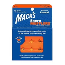 Tapones Para Oídos - Mack's Snore Mufflers Silicone Putty Ea